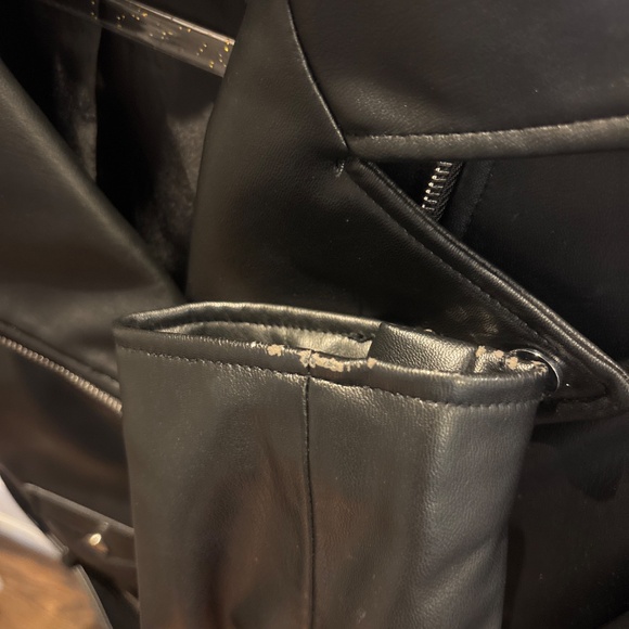 Zara Faux Leather Jacket - Picture 3 of 3